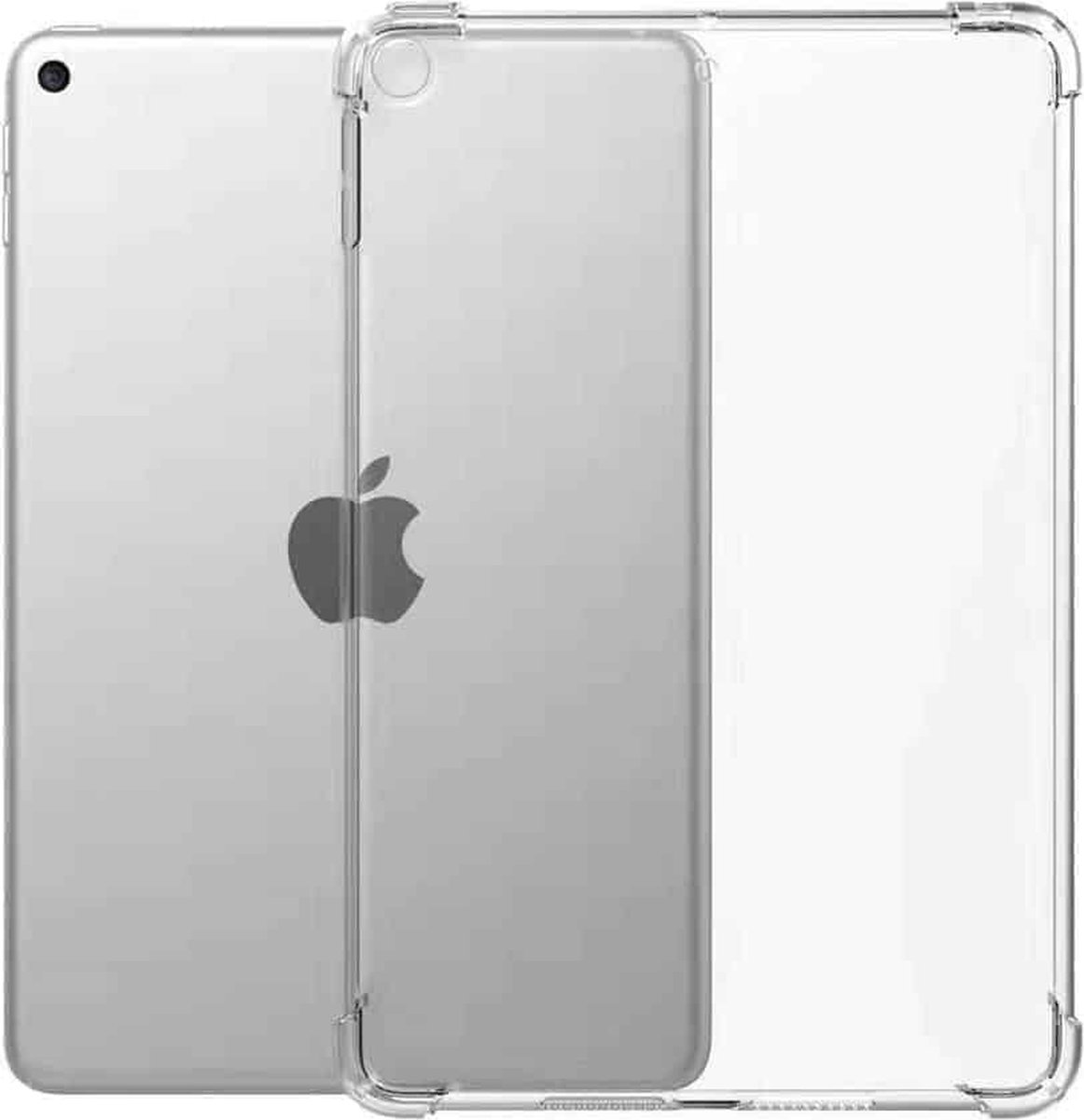 FONU Anti-Shock Siliconen Backcase Hoes iPad 9 2021 / iPad 8 2020 / iPad 7 2019 - 10.2 inch - Transparant