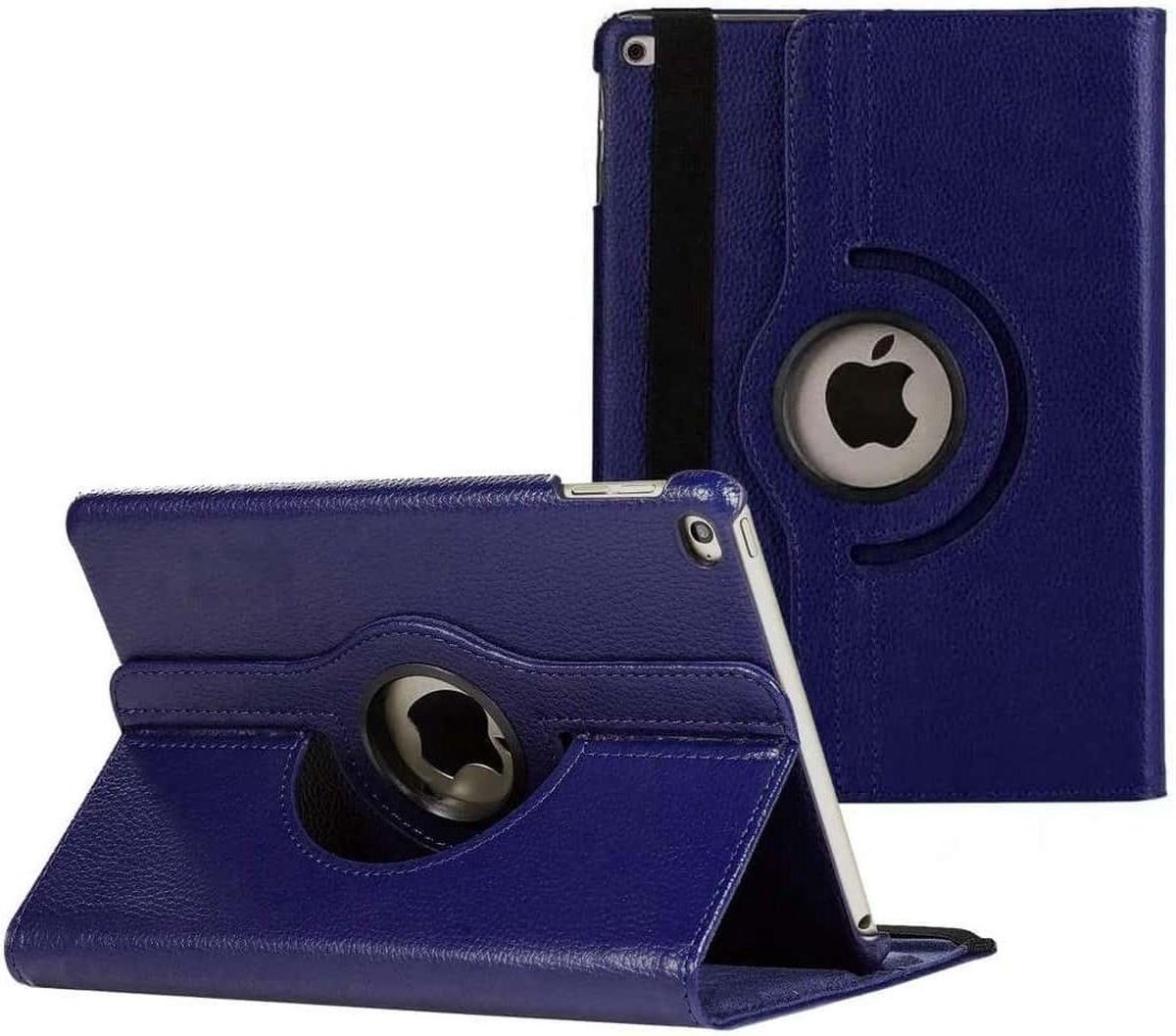 FONU 360 Boekmodel Hoes iPad Air 1 2013 - 9.7 inch - A1474 - A1475 - Donker - Draaibaar - Blauw