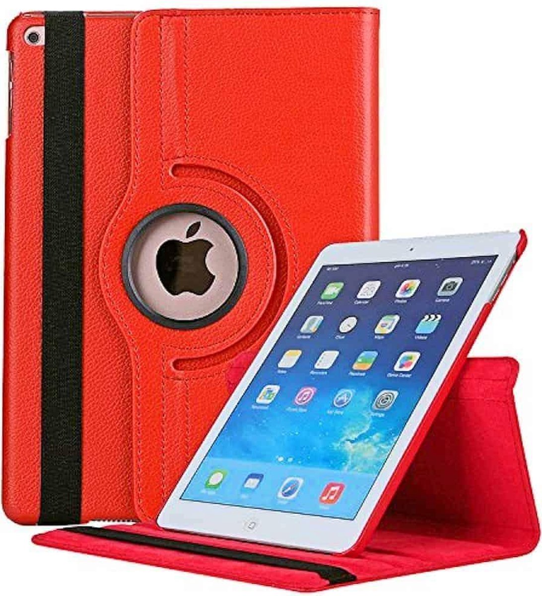 FONU 360 Boekmodel Hoes iPad Air 1 2013 - 9.7 inch - A1474 - A1475 Draaibaar - Rood