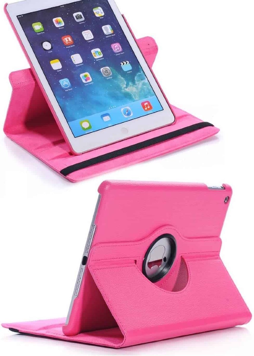 FONU 360 Boekmodel Hoes iPad Air 1 2013 - 9.7 inch - A1474 - A1475 Draaibaar - Roze