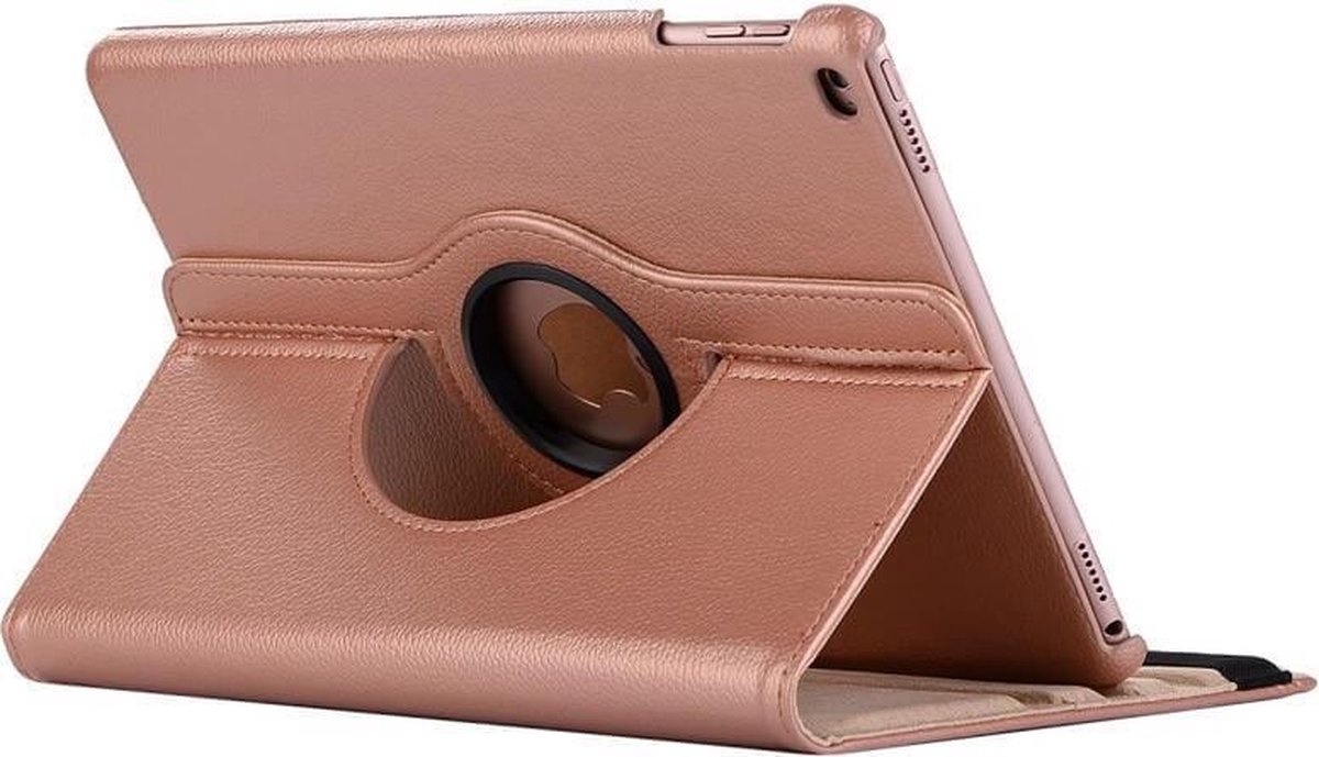 FONU 360 Boekmodel Hoes iPad Air 2 2014 - 9.7 inch - A1566 - A1567 - Rosegoud - Draaibaar