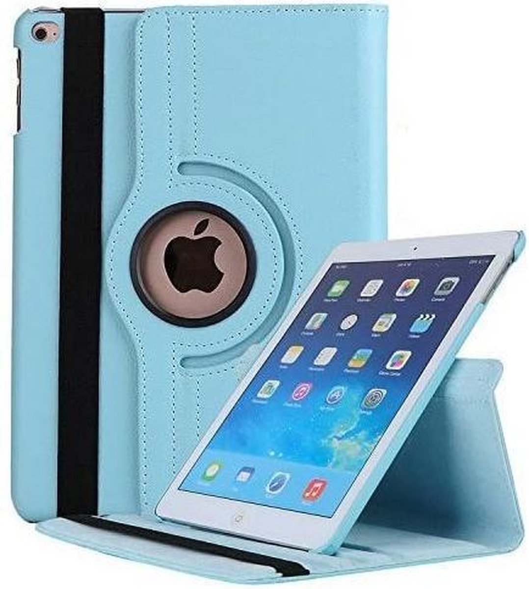 FONU 360 Boekmodel Hoes iPad Air 1 2013 - 9.7 inch - A1474 - A1475 - Licht - Draaibaar - Blauw