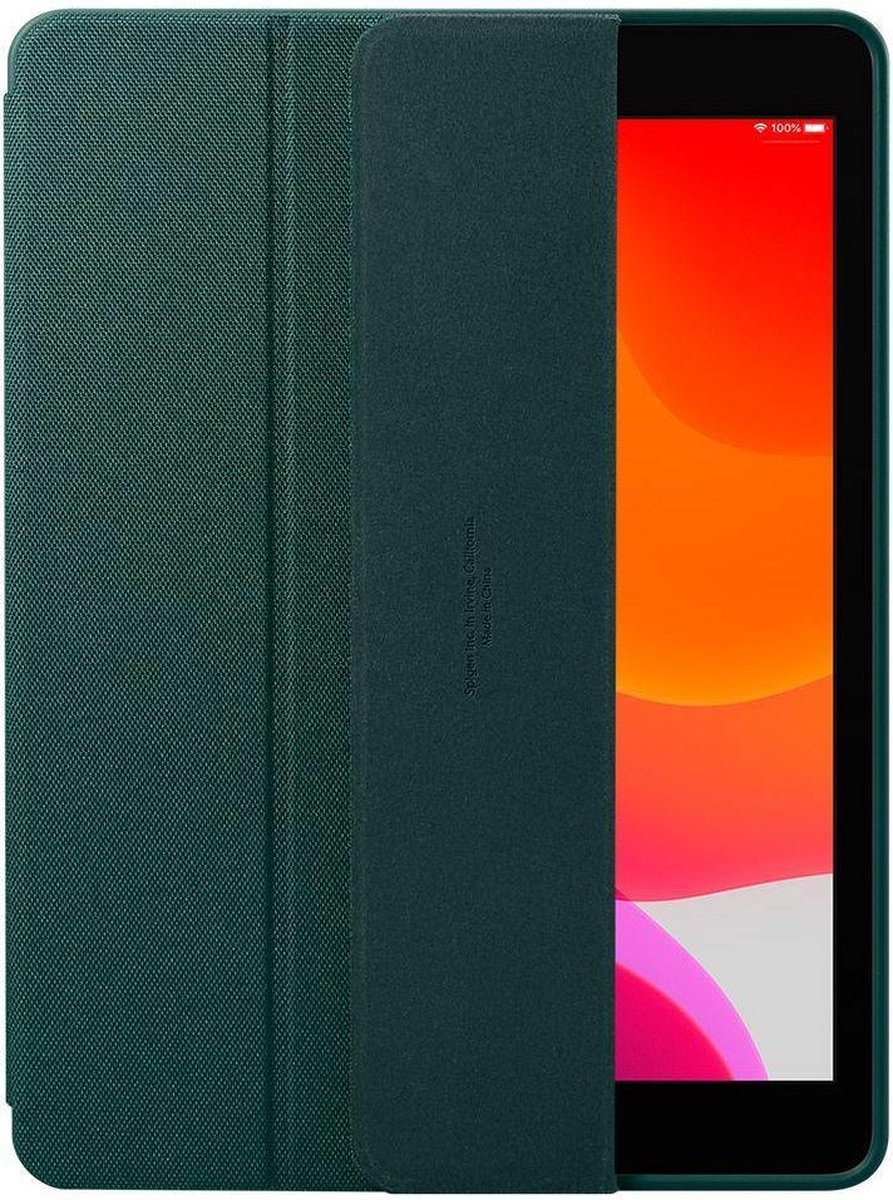Spigen Urban Fit Bookcase Hoes iPad 9 2021 / iPad 8 2020 / iPad 7 2019 - 10.2 inch - Groen