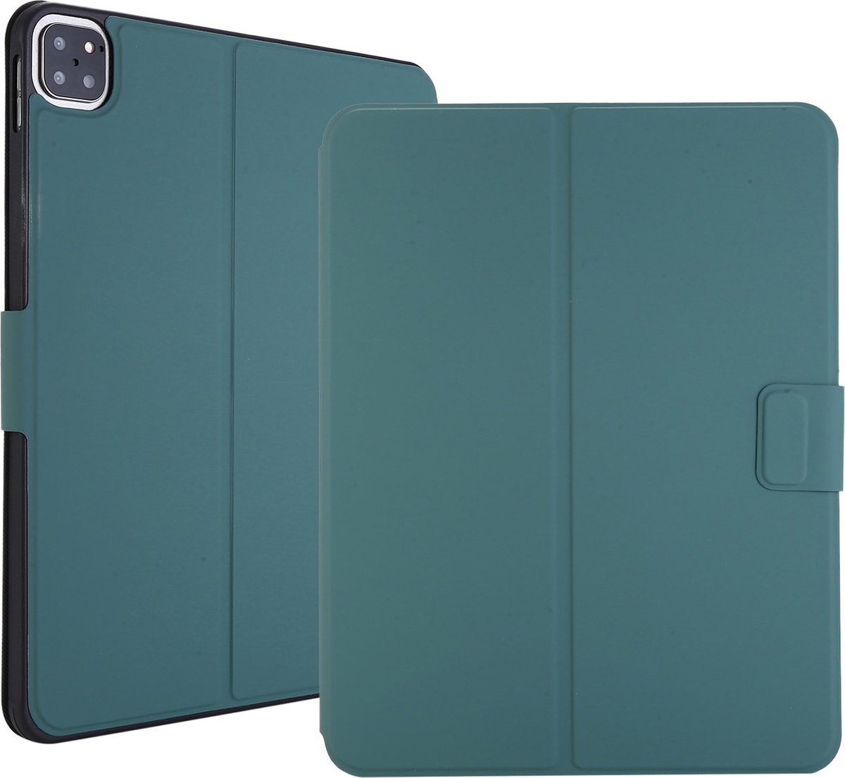 FONU SmartCover Hoes iPad Pro 11 2021 / 2020 / 2018 - 11 inch - Pencil Houder - Groen