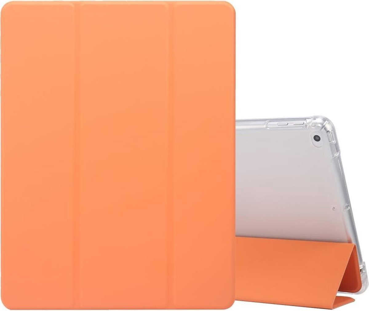 FONU Shockproof Folio Case iPad 9 2021 / iPad 8 2020 / iPad 7 2019 - 10.2 inch - Pencil houder - Oranje