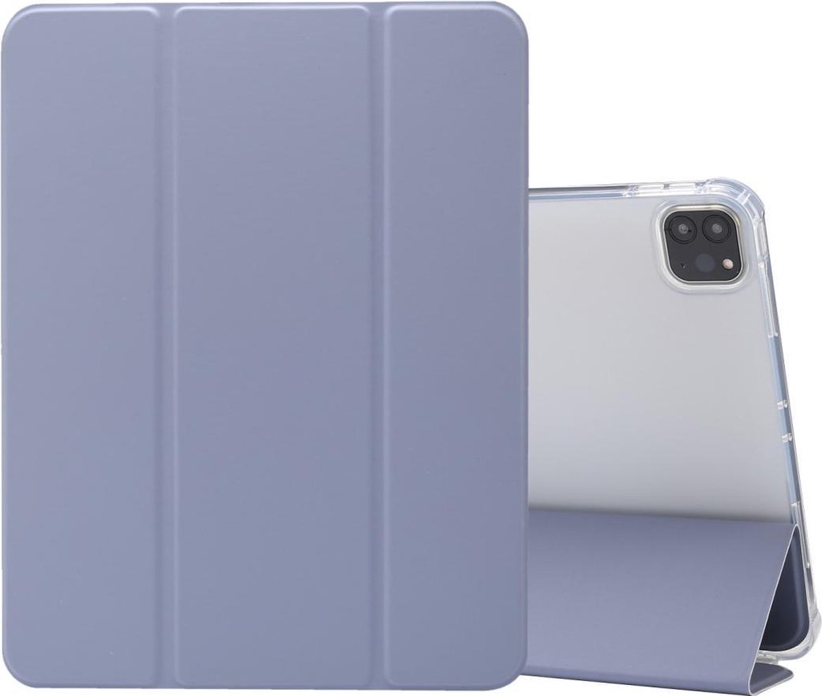 FONU Shockproof Folio Case iPad Pro 2021 - 12.9 inch - Pencil houder - Lavendel - Paars