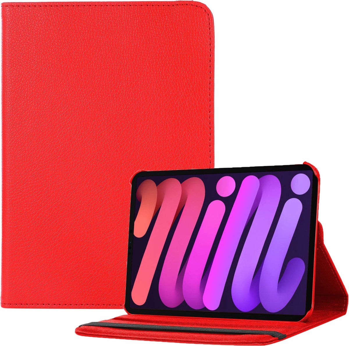 FONU 360 Boekmodel Hoes iPad Mini 6 2021 - 8.3 inch Draaibaar - Rood