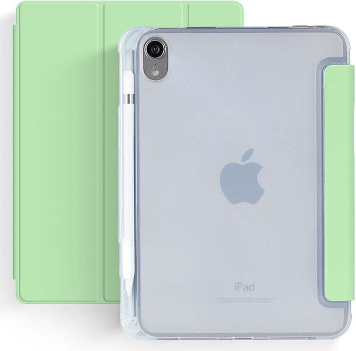 FONU Shockproof Folio Case iPad Mini 6 2021 - 8.3 inch - Pencilhouder - Licht - Groen