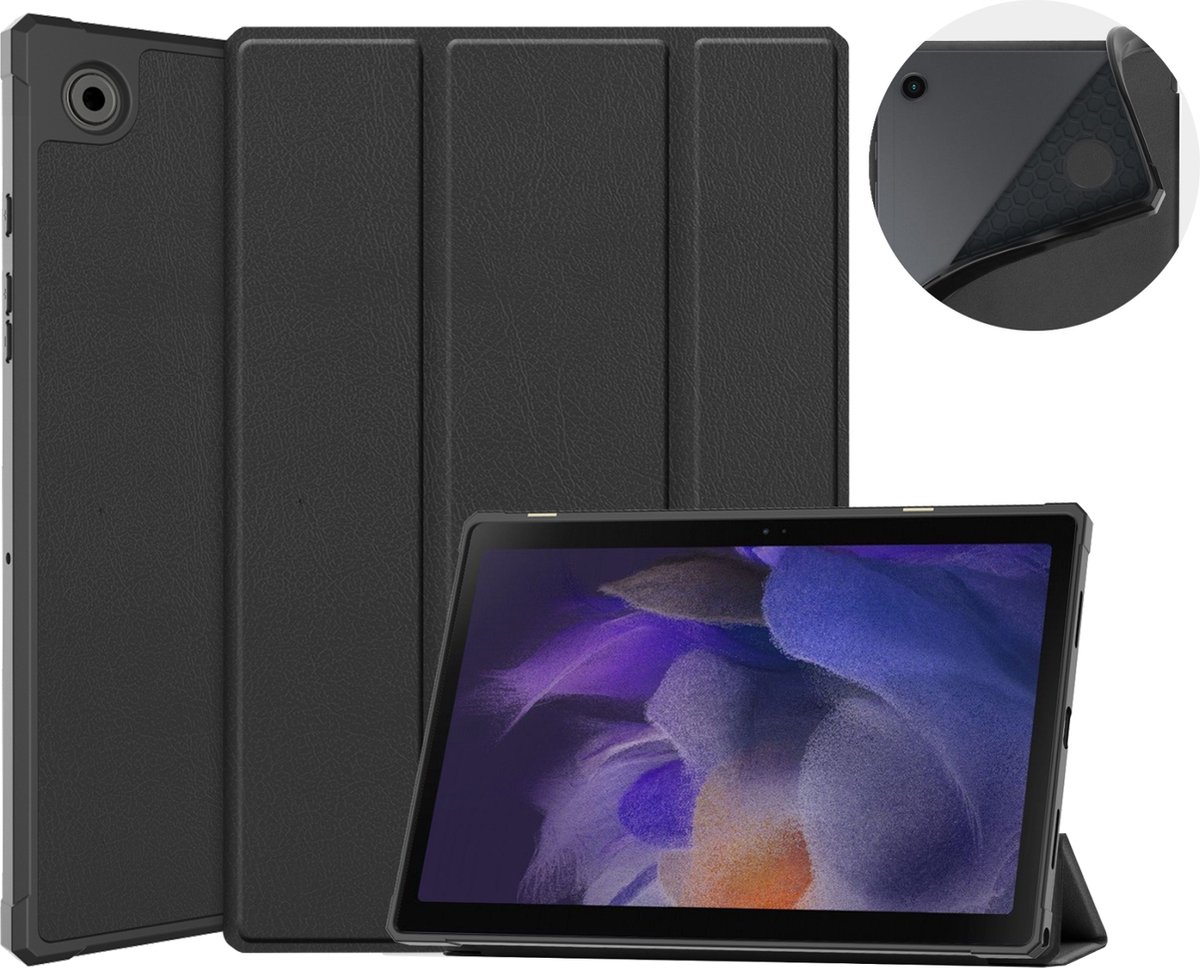 Fonu Smart Folio hoes Samsung Tab A8 - 10.5 inch - Zwart