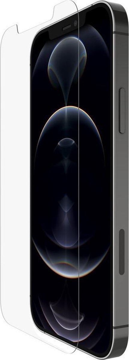 Belkin SCREENFORCE TemperedGlass antimicrobiële screenprotector voor iPhone 12/12 Pro