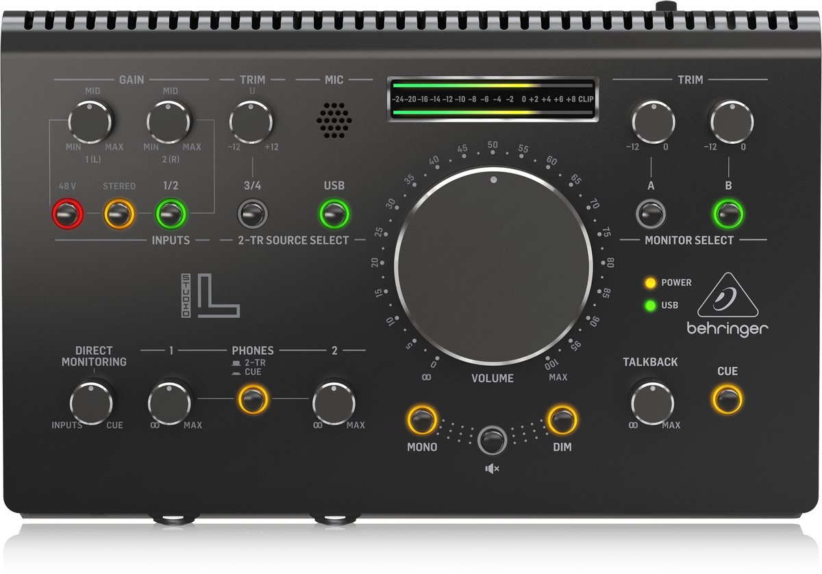 Behringer Studio L monitor controller en audio interface