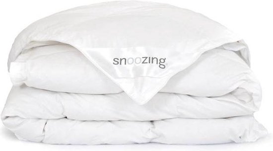 Snoozing Mont Blanc Donzen 4-seizoenen Dekbed - 1-persoons (140x220 Cm) - 4-seizoenen - Wit