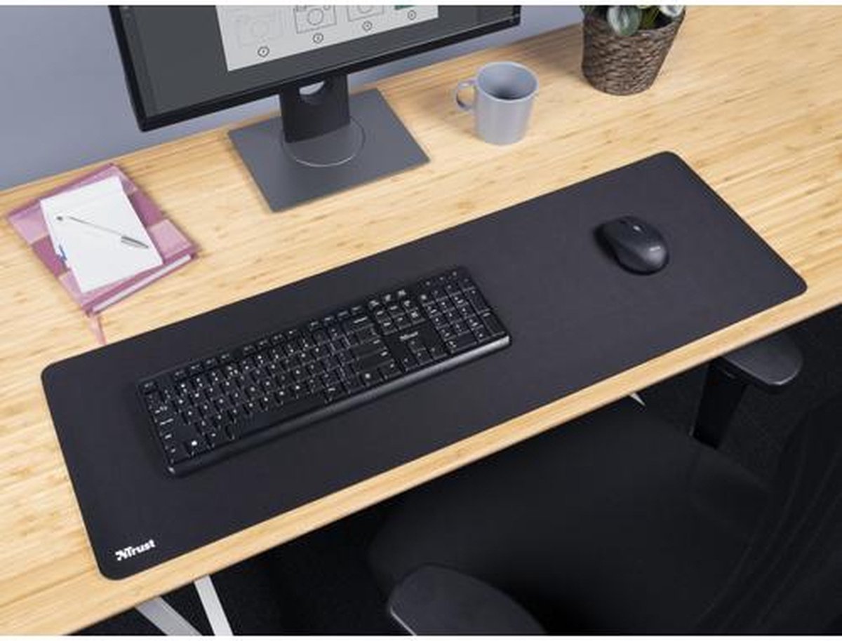 Trust XXL muismat - Zwart