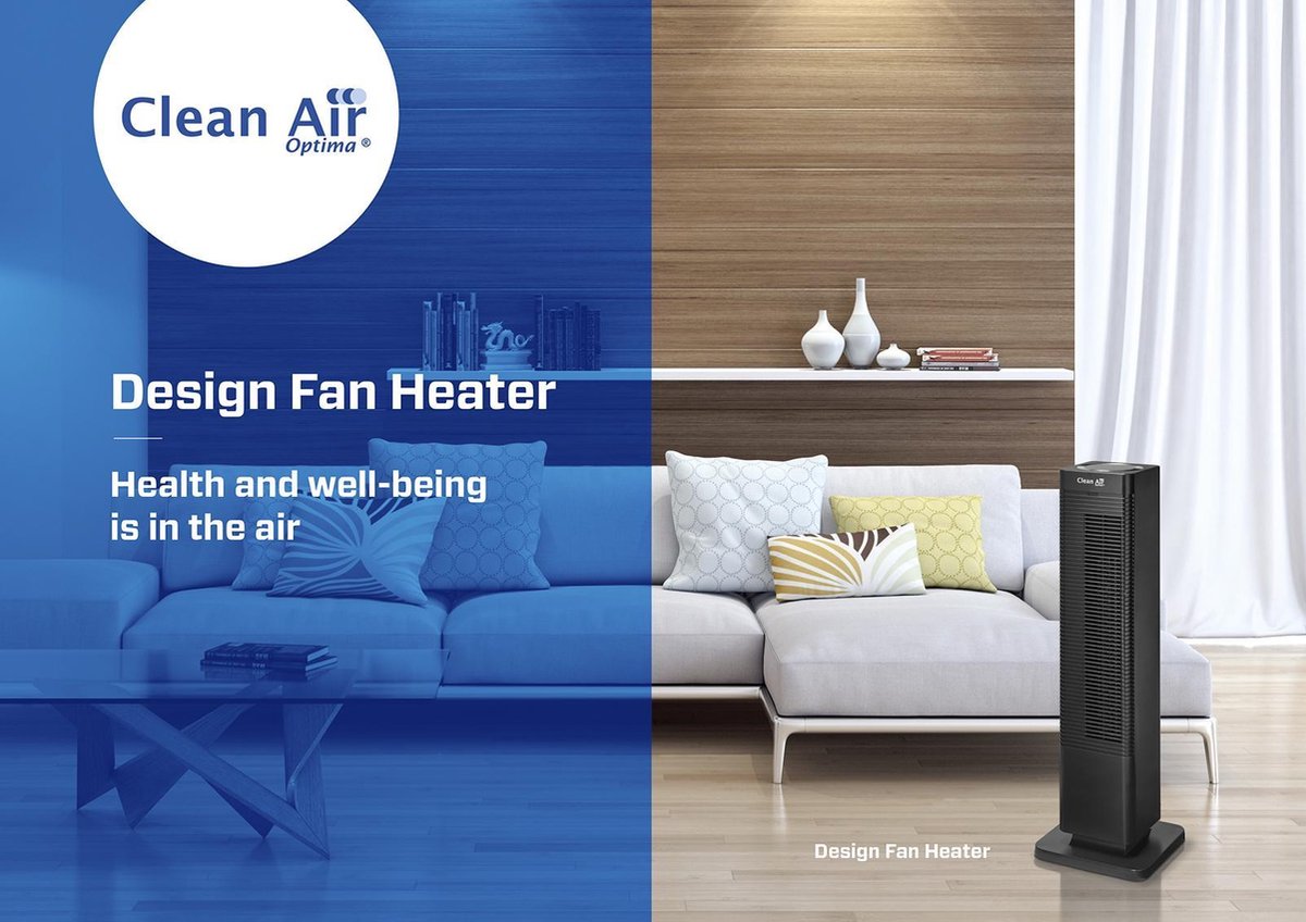 Clean Air Optima CA-904B ventilatorkachel - Zwart