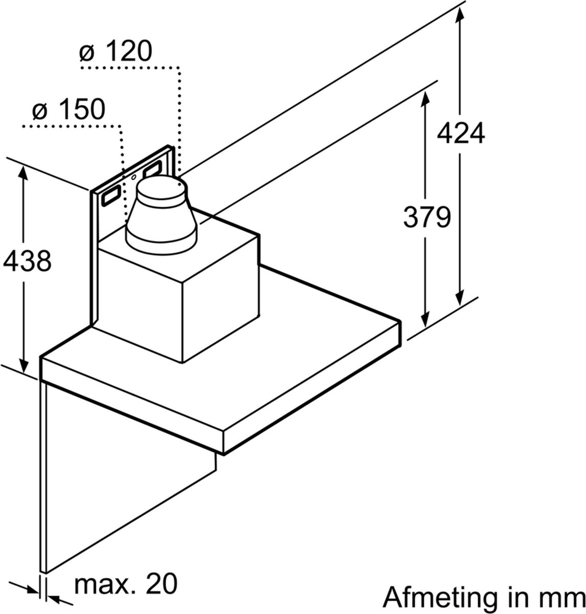 Siemens LC91BUR50 Schouwkap - Silver