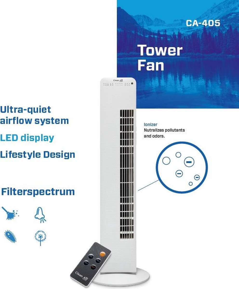 Clean Air Optima CA-405 torenventilator