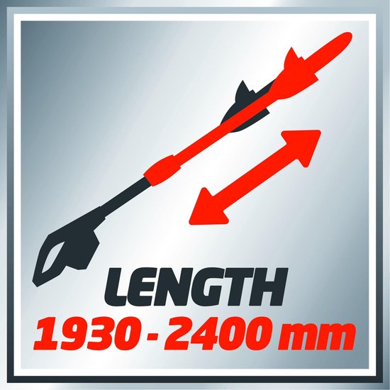 Einhell Elektrische Telescopische Heggenschaar Gc-hh 5047 - Rood