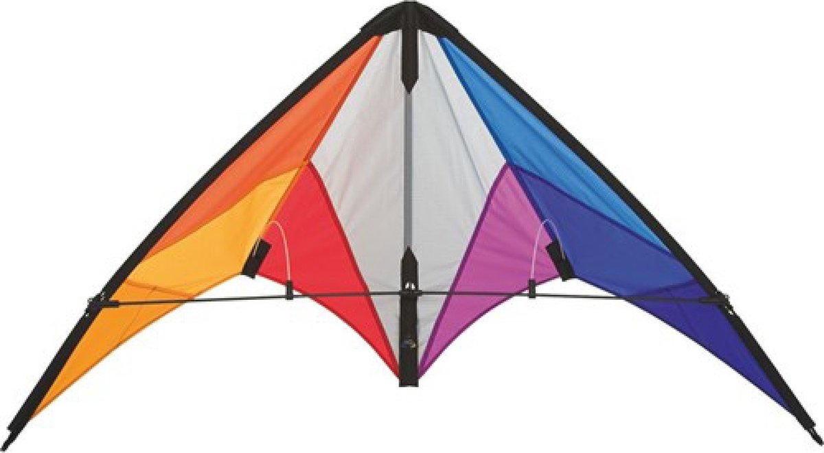 HQ Tweelijnsvlieger Calypso Ii Rainbow 110 Cm