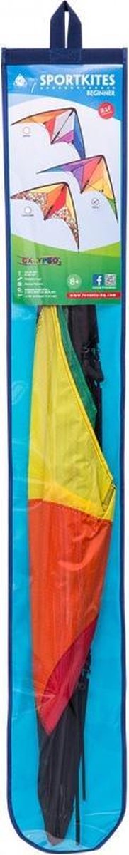 HQ Tweelijnsvlieger Calypso Ii Rainbow 110 Cm