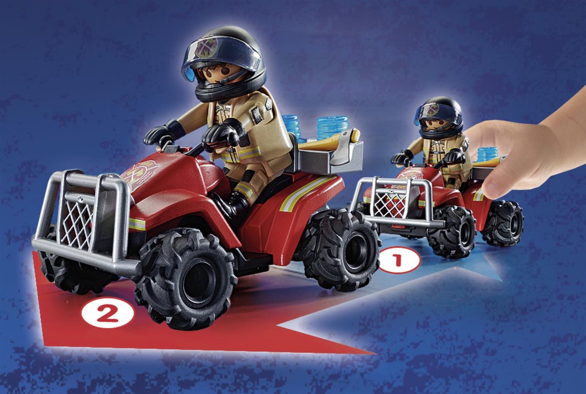 Top1Toys Playmobil 71090 Brandweer Speed Quad