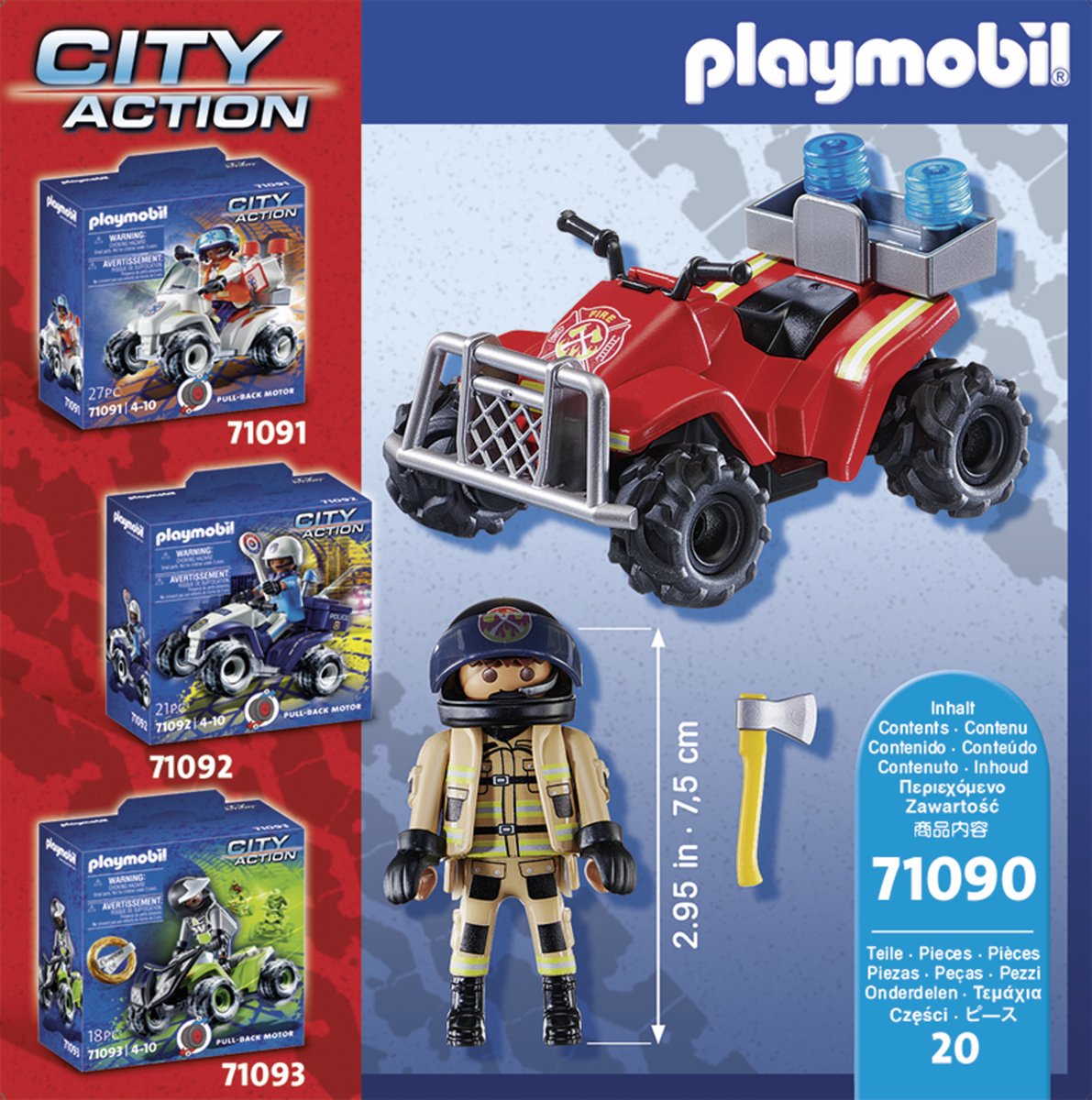 Top1Toys Playmobil 71090 Brandweer Speed Quad