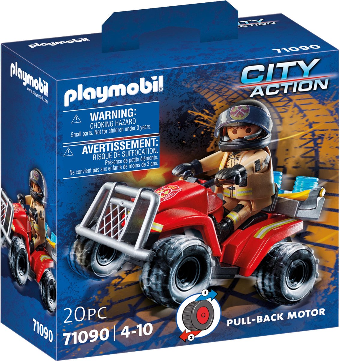 Top1Toys Playmobil 71090 Brandweer Speed Quad
