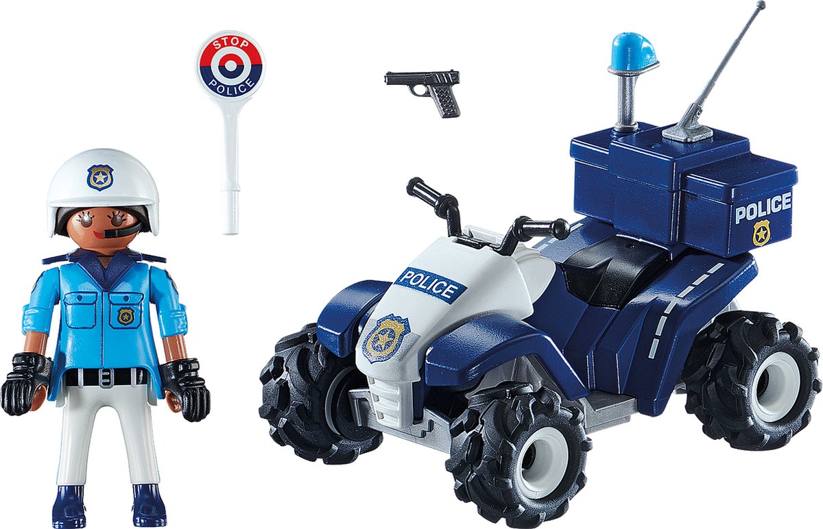 Top1Toys Playmobil 71092 Politie Speed Quad
