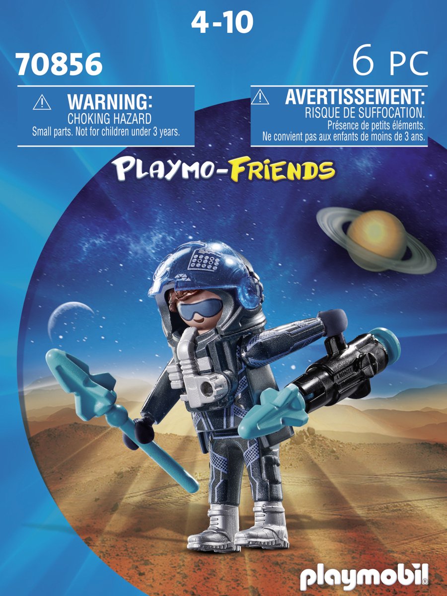 Playmobil Playmo Friends Space Ranger (70856) - Zwart