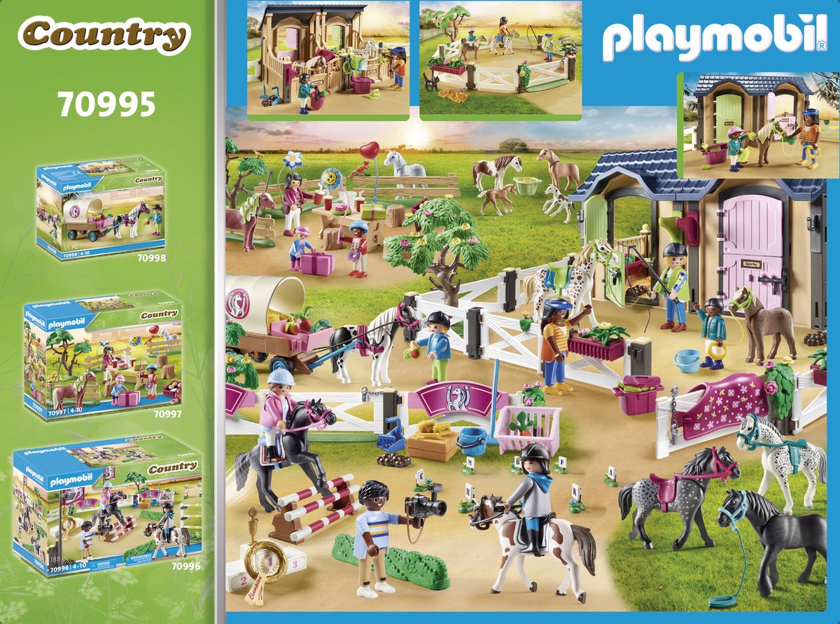 Playmobil Country Rijlessen met paardenboxen (70887)