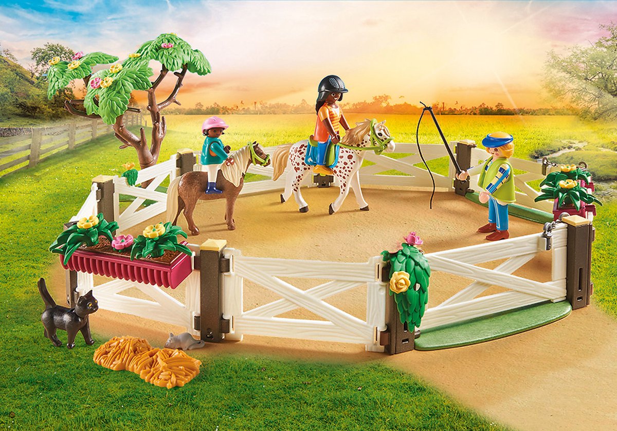 Playmobil Country Rijlessen met paardenboxen (70887)