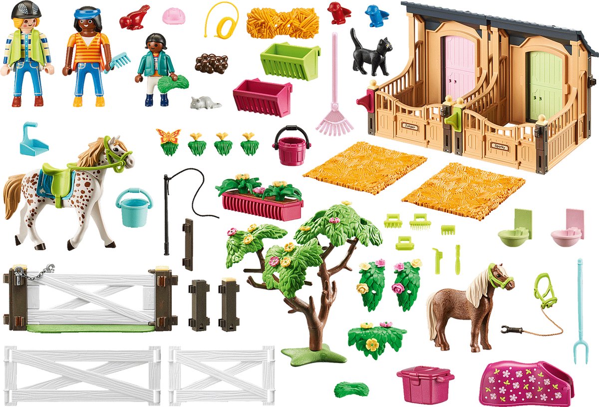 Playmobil Country Rijlessen met paardenboxen (70887)