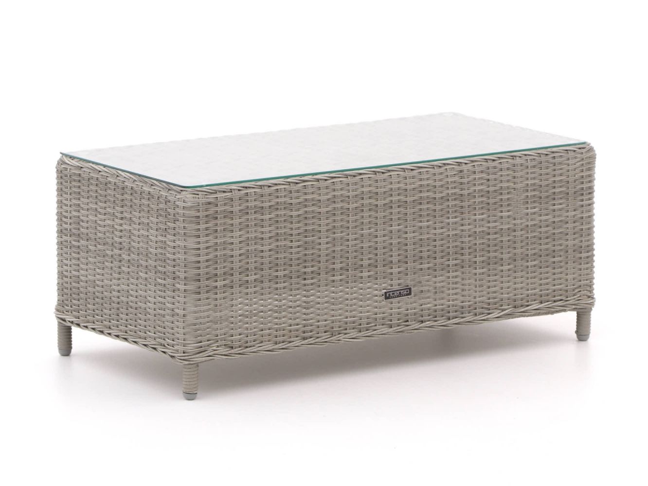 Intenso Milano lounge tuintafel 103x53x42cm - Laagste prijsgarantie! - Grijs