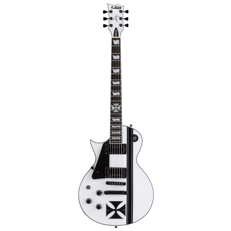 Iron Cross LH Snow White James Hetfield Signature