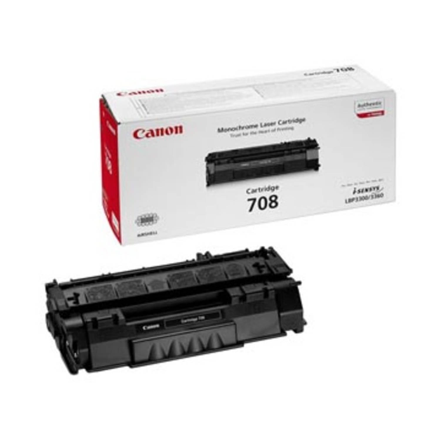 Canon Tonercartridge 708 - 2500 Pagina's - 0266b002 - Zwart