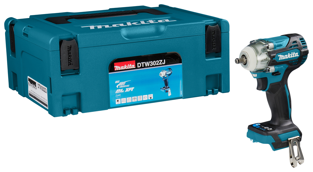 Makita DTW302ZJ | Accu Slagmoersleutel | 18 V | Zonder accu&apos;s en lader | In Mbox