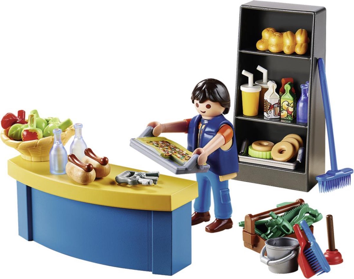Playmobil City Life - Schoolconcierge met kiosk