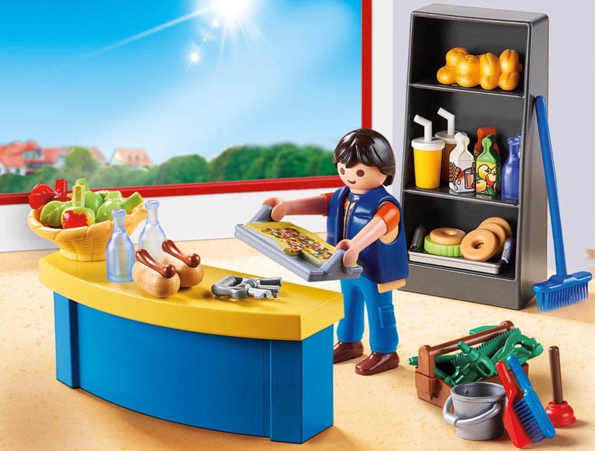 Playmobil City Life - Schoolconcierge met kiosk