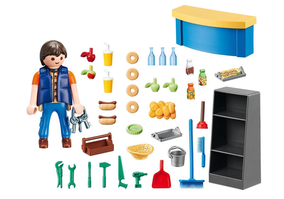 Playmobil City Life - Schoolconcierge met kiosk