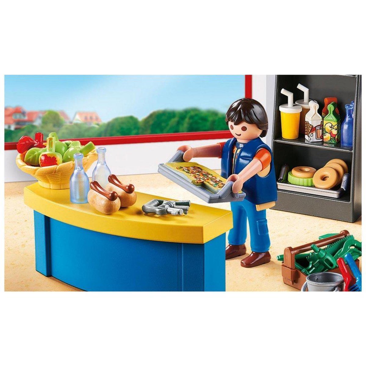 Playmobil City Life - Schoolconcierge met kiosk