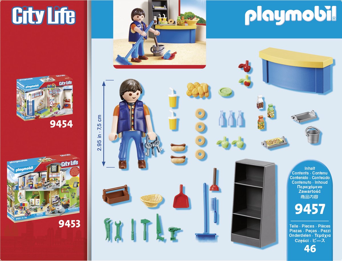 Playmobil City Life - Schoolconcierge met kiosk