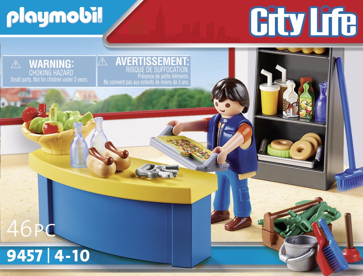 Playmobil City Life - Schoolconcierge met kiosk