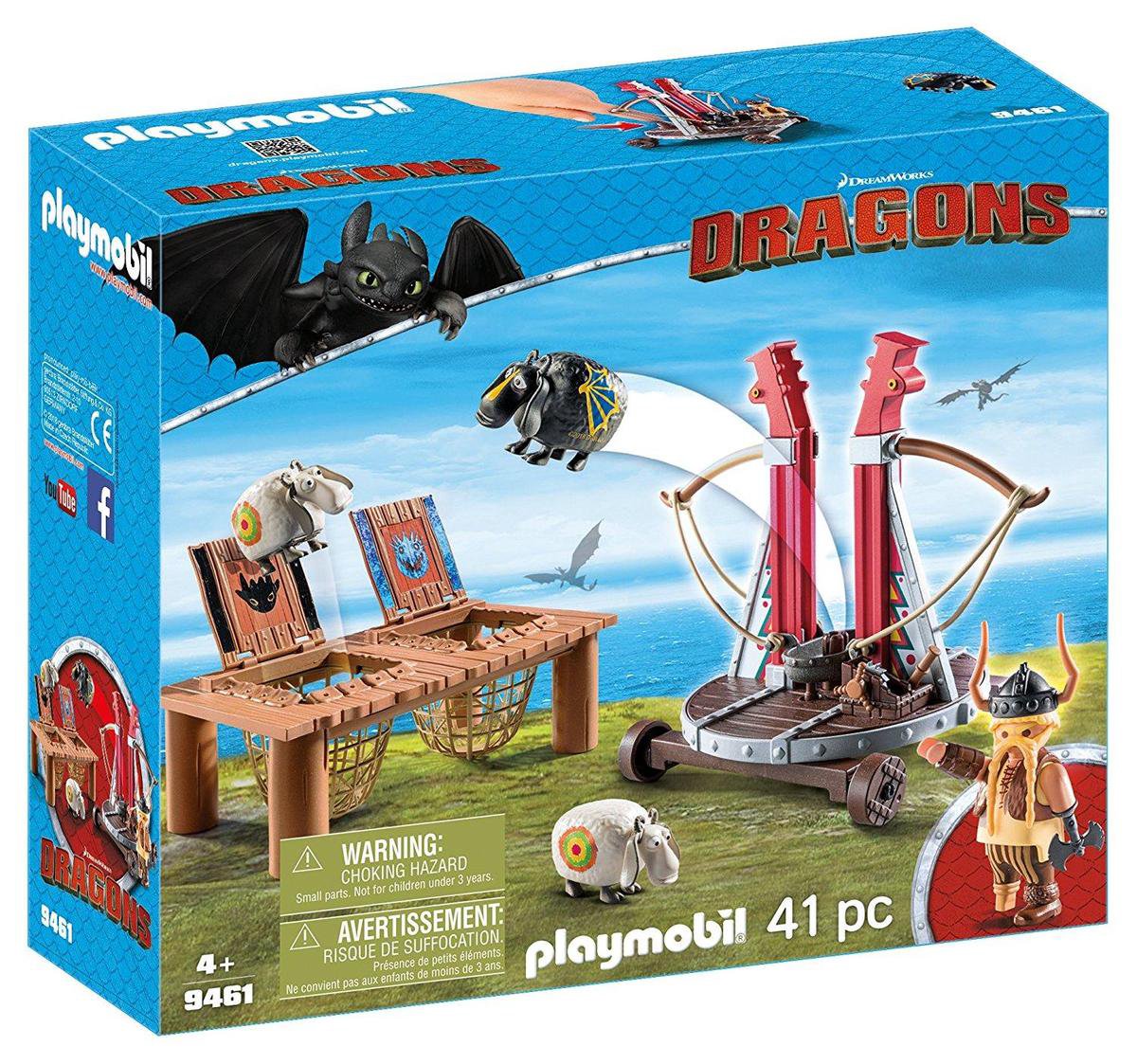 Playmobil Dragons - Rochel met schapenslingeraar