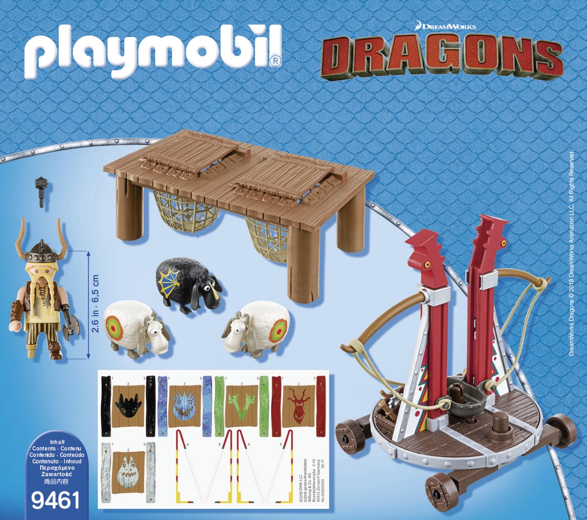 Playmobil Dragons - Rochel met schapenslingeraar