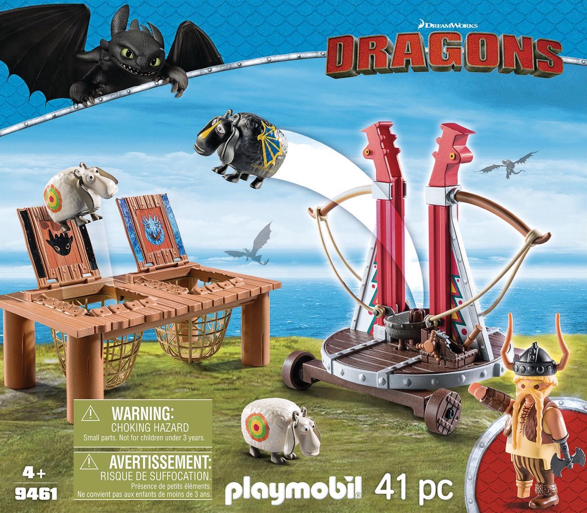 Playmobil Dragons - Rochel met schapenslingeraar