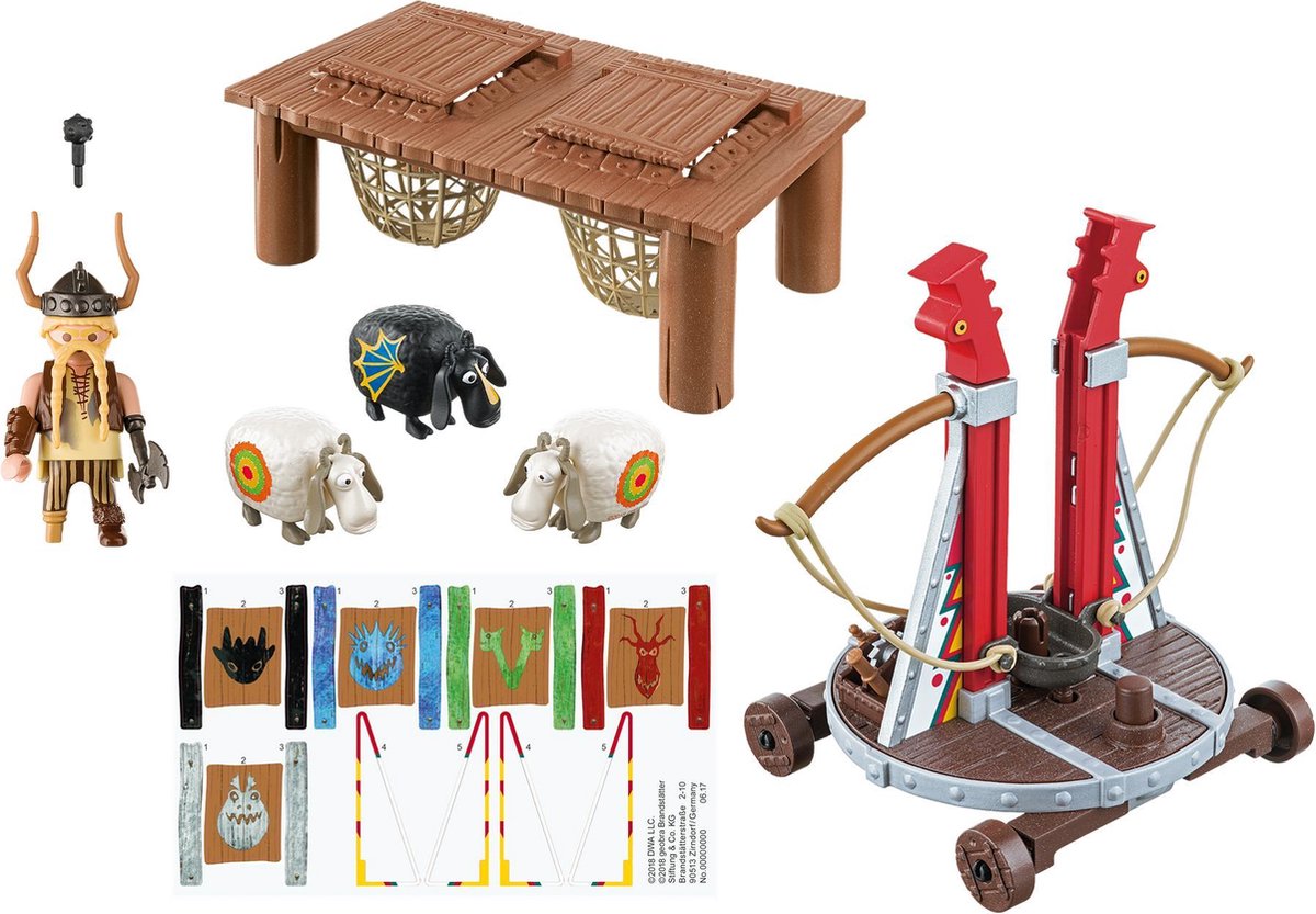 Playmobil Dragons - Rochel met schapenslingeraar