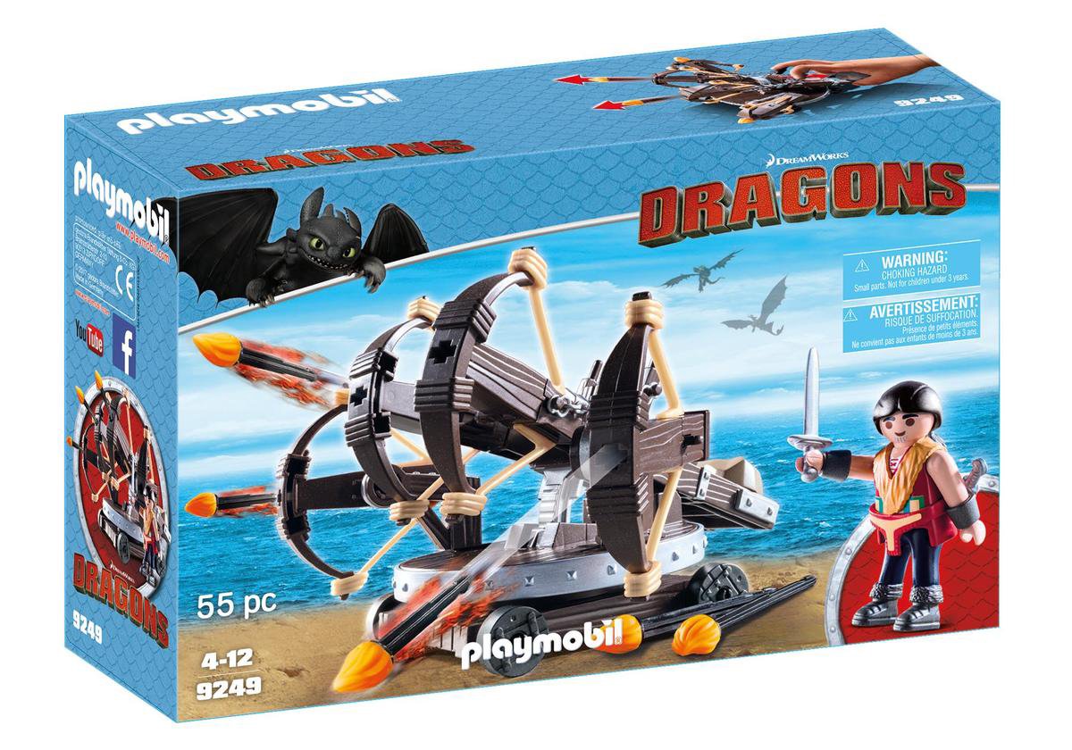 Playmobil Dragons - Eret met viervoudige ballista