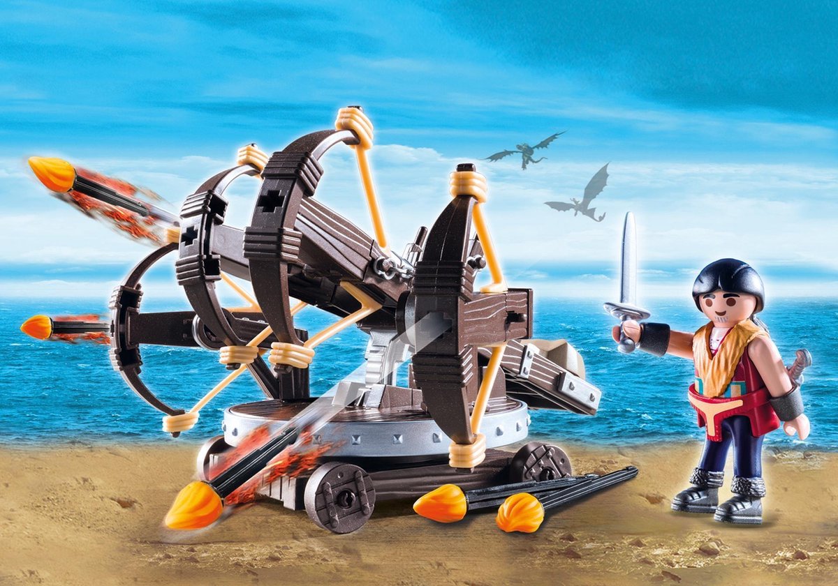 Playmobil Dragons - Eret met viervoudige ballista