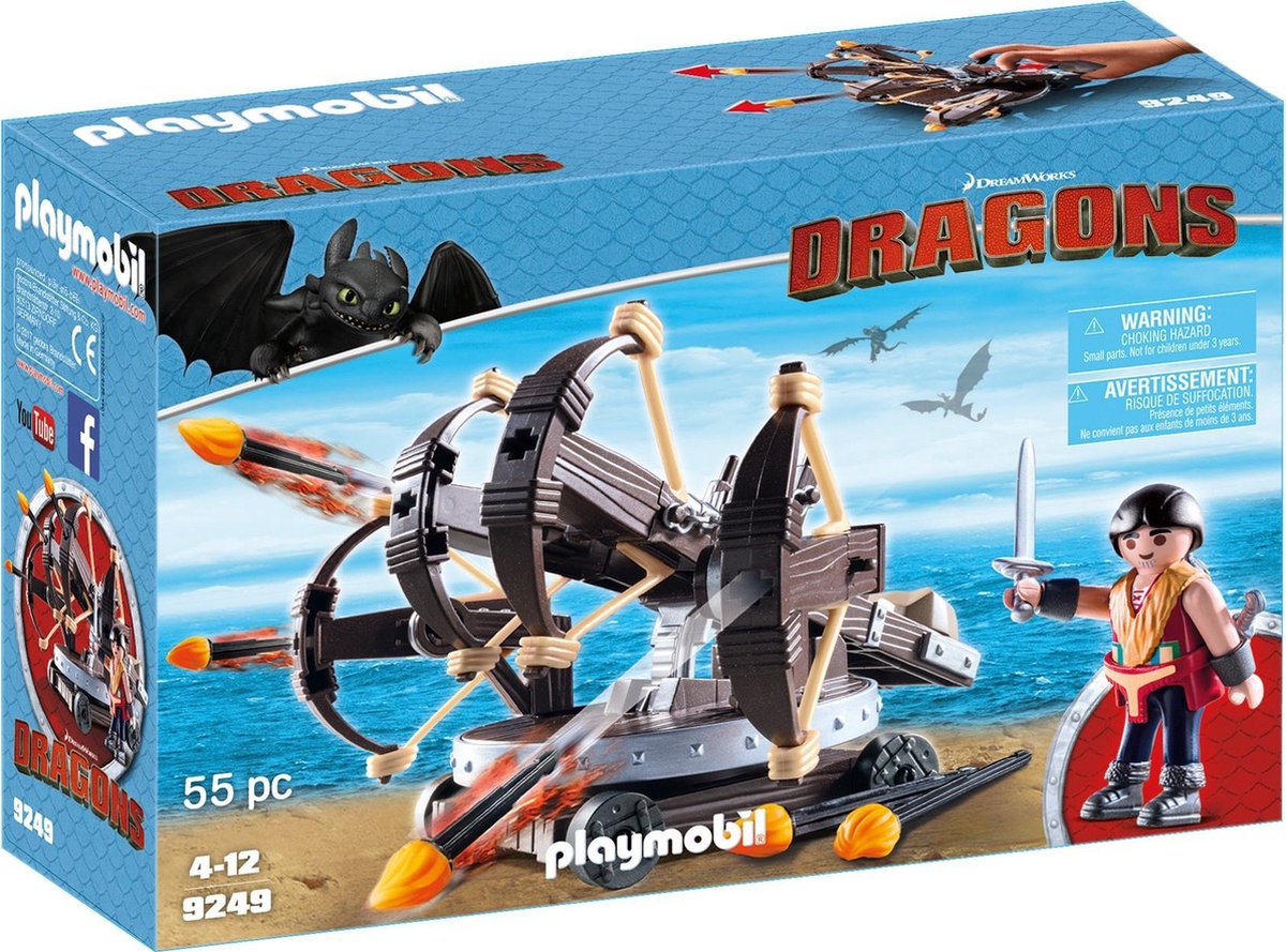 Playmobil Dragons - Eret met viervoudige ballista