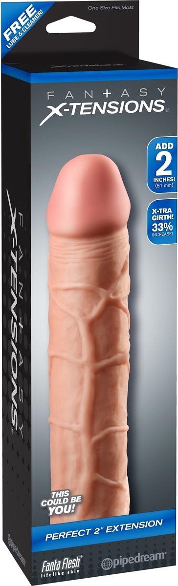 Fantasy X-tensions Perfecte 51 mm penisverlenger - Beige