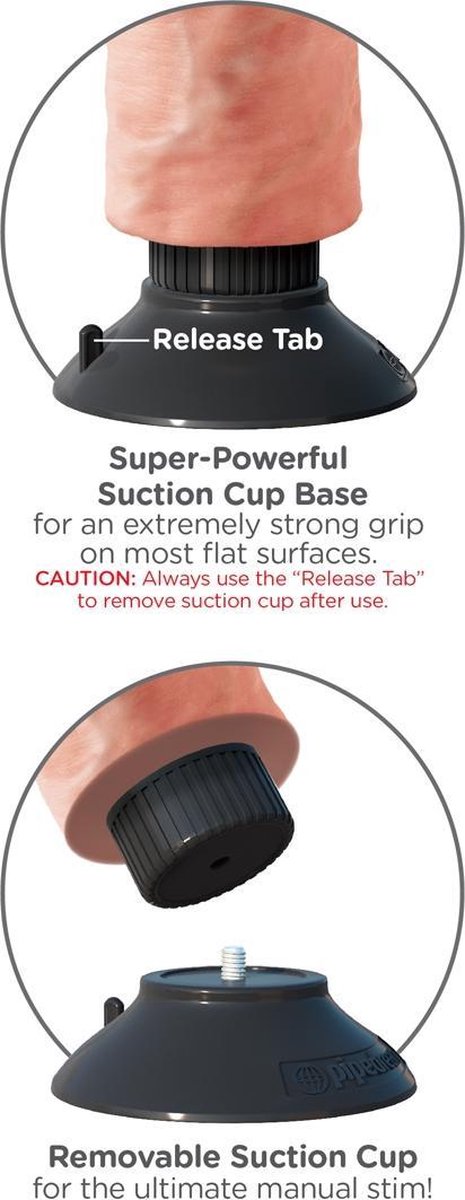 King Cock vibrator 23cm - Beige